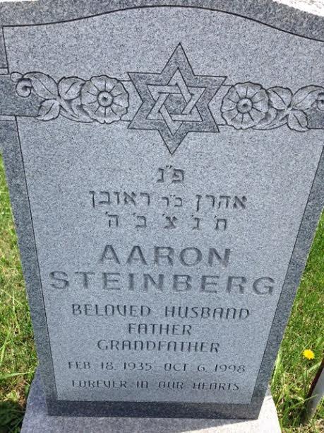 Single Jewish Headstone